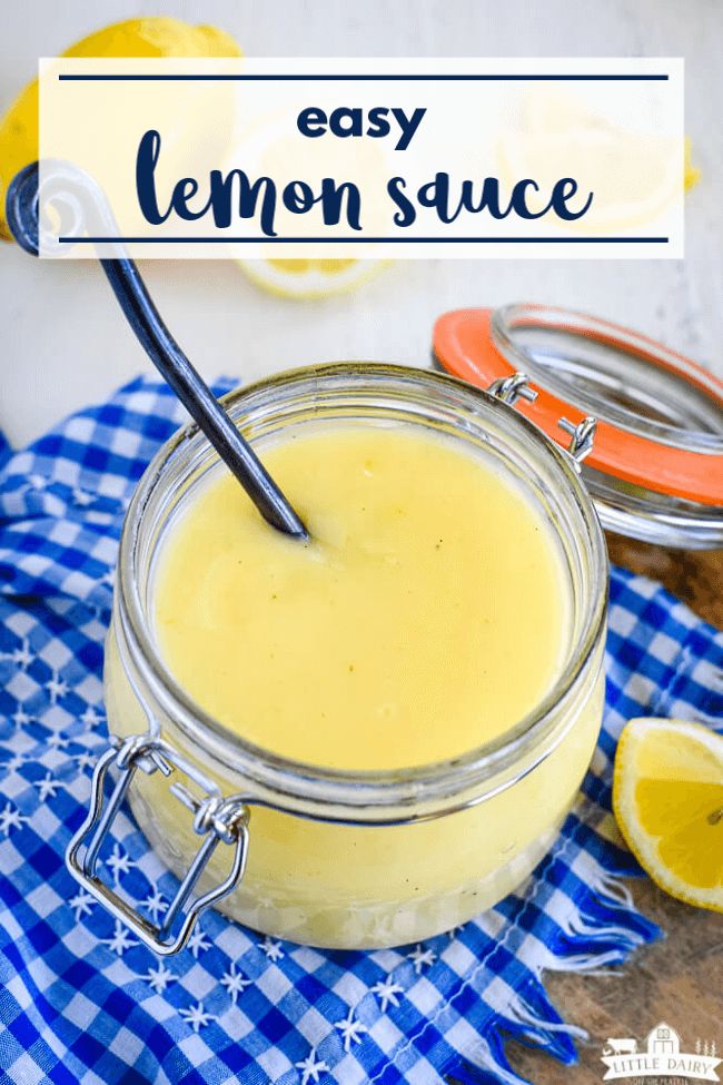 Lemon Sauce is the BEST thick and sweet citrus dessert Lemon Sauce is the BEST thick and sweet citrus dessert