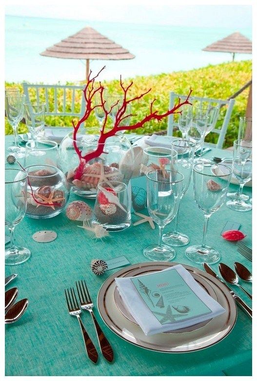 Beach Wedding Centerpiece Decoration Ideas Wedwebtalks Beach