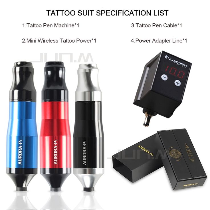 Professional Tattoo Set Kit Electric Rotary Tattoo Machine