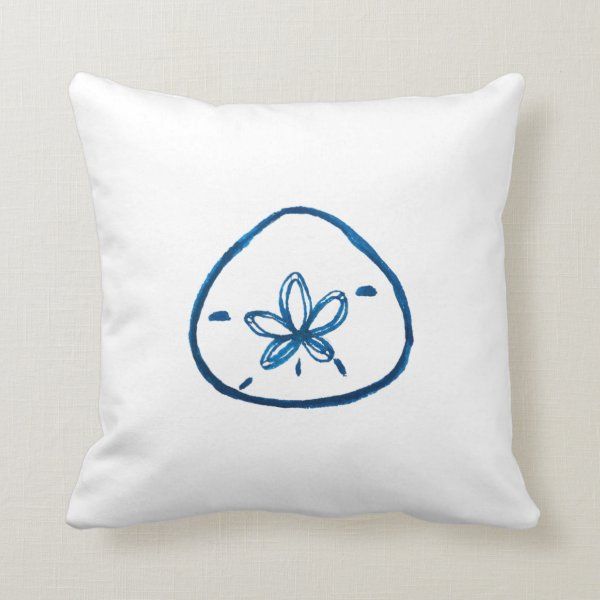 Sand Dollar Throw Pillow in 2020 Sand Dollar Throw Pillow in 2020