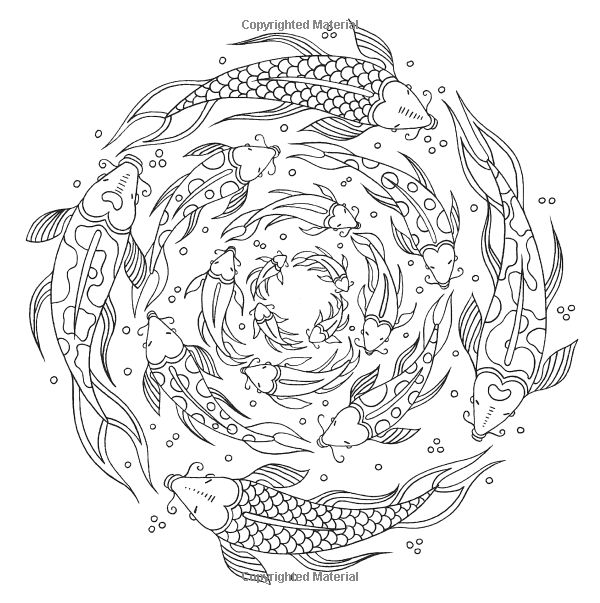 Line Art Underwater : Fish ocean underwater sea coloring pages colouring adult