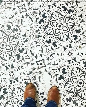 Large DIY Tile Stencils for Painting Walls and Floors – Royal Design Studio St...