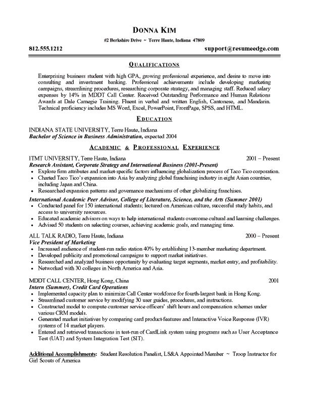 Best Example Of Business Resume Some people like business and a lot of them want to be work in business. But do you know to work in business, you must prepare the application letter that contain your resume, CV and others.