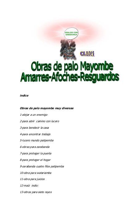 Obras De Palo Mayombe Pdf