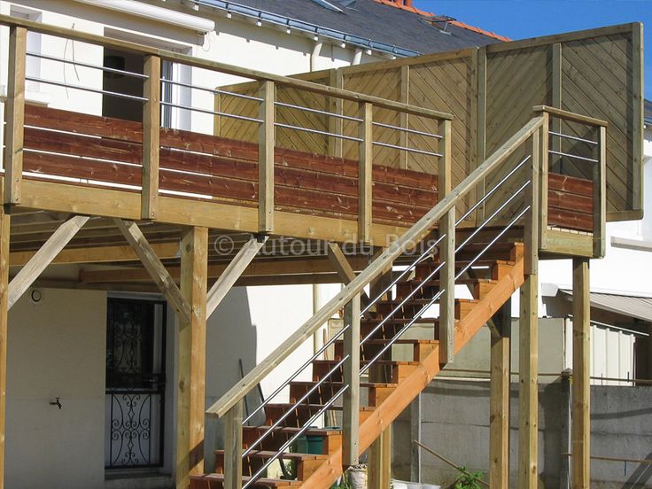 46 best construction bois images on Pinterest Gardening, Stairways - construire une terrasse en bois sur sol meuble 46 best construction bois images on Pinterest Gardening, Stairways - construire une terrasse en bois sur sol meuble