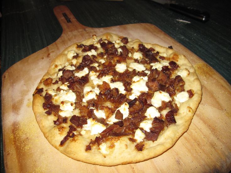 Was Pizza Invented In China Pizza made with leftover Chinese duck, a little spinach and goat cheese