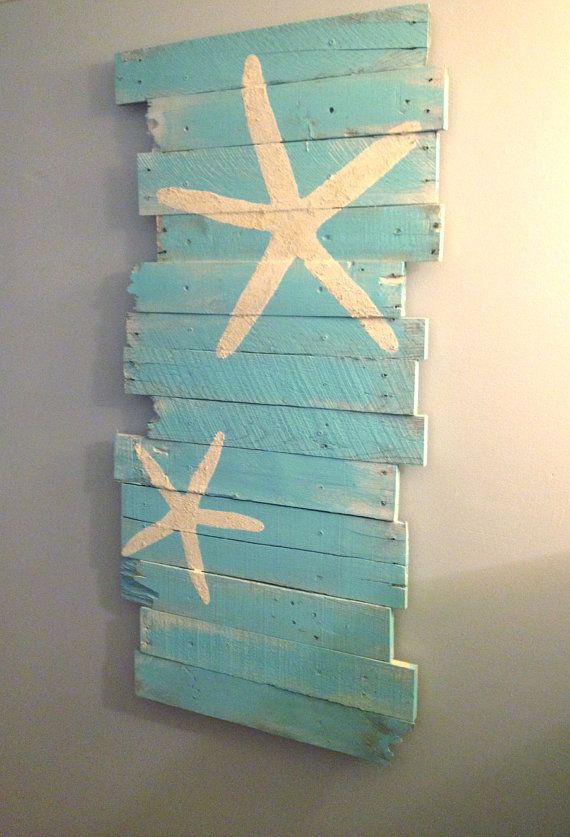 36 Best Nautical Decor Images On Pinterest Home Ideas At The Beach Decor Surf And Starfish Reclaimed Wood 43 L X 24 W Nautical Coastal Room House Tropical