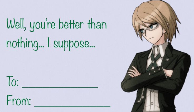 danganronpa valentines