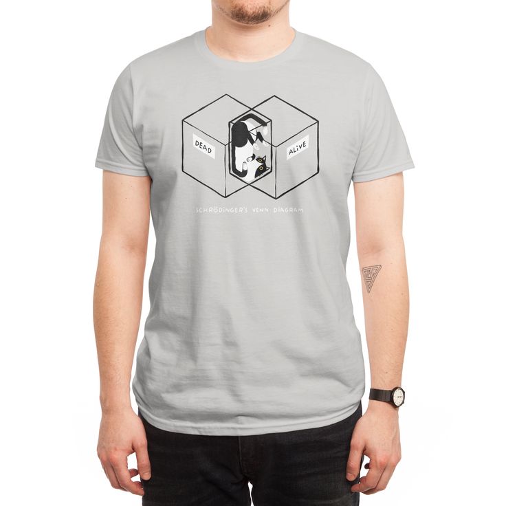Schrodinger's Venn Diagram | Threadless Artist Shop in 2023 | Shirts