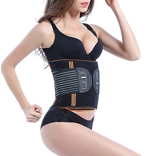 JITIFI Waist Trainer Cincher Trimmer Shaper Belt Tummy Control Belly Slimming Body Sports Girdle Belt