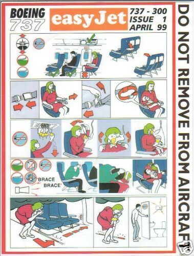 cancellation letter easyjet safety card easyjet b737 300 04 99 emergency cancellation letter easyjet safety card easyjet b737 300 04 99 emergency