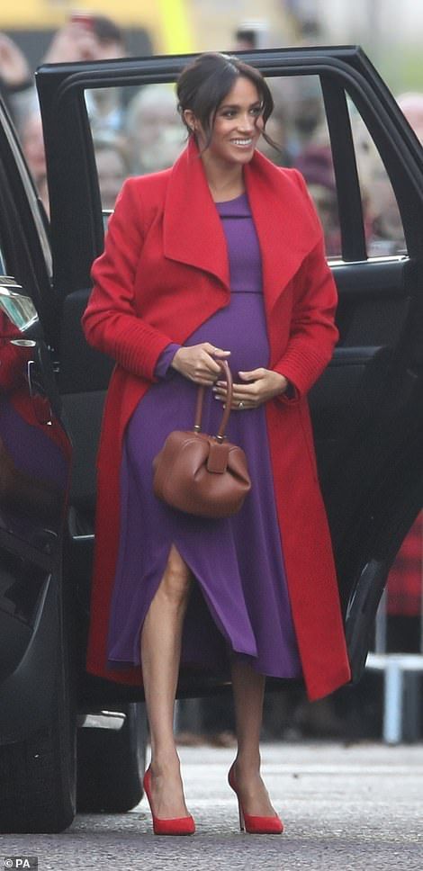 The bun is back! In a return to her signature style, the Duchess of Sussex ditch...