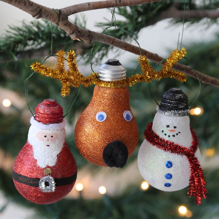 Amazing Homemade Christmas Craft Ideas Part - 14: Weu0027ve Put Together A Festive Craft That Will Have The Entire Family Getting Creative To Design Original Homemade Christmas Ornaments.