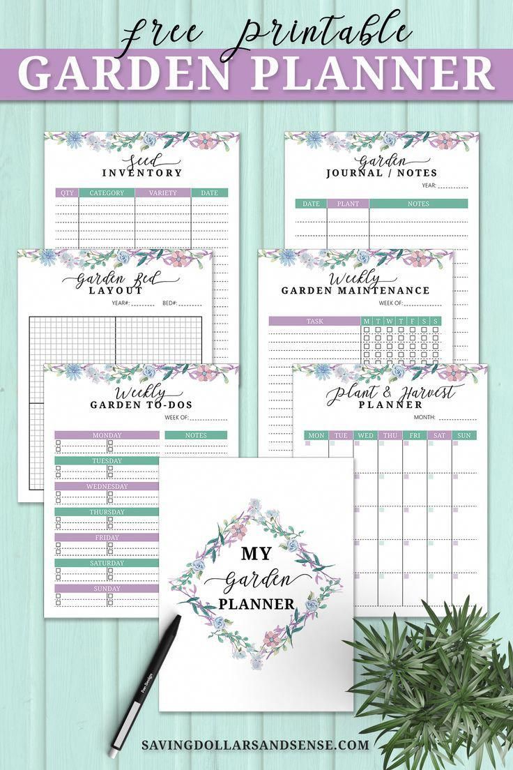 This Free Garden Journal Planner Includes A Weekly Gardening To Do