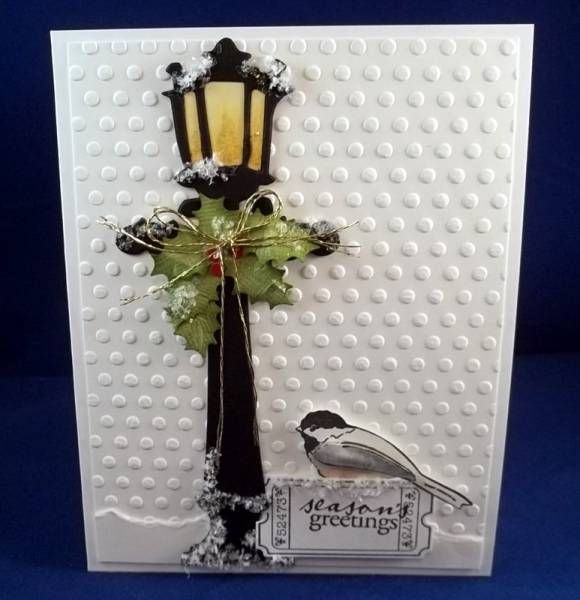 pin on die cut christmas cards