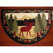 36 Best Rustic Area Rugs Images On Pinterest Ims 28625618662640 Hearth Rug Wild Life Moose In Forest Design Lodge Cabin Fireplace 2 X Rugsrustic