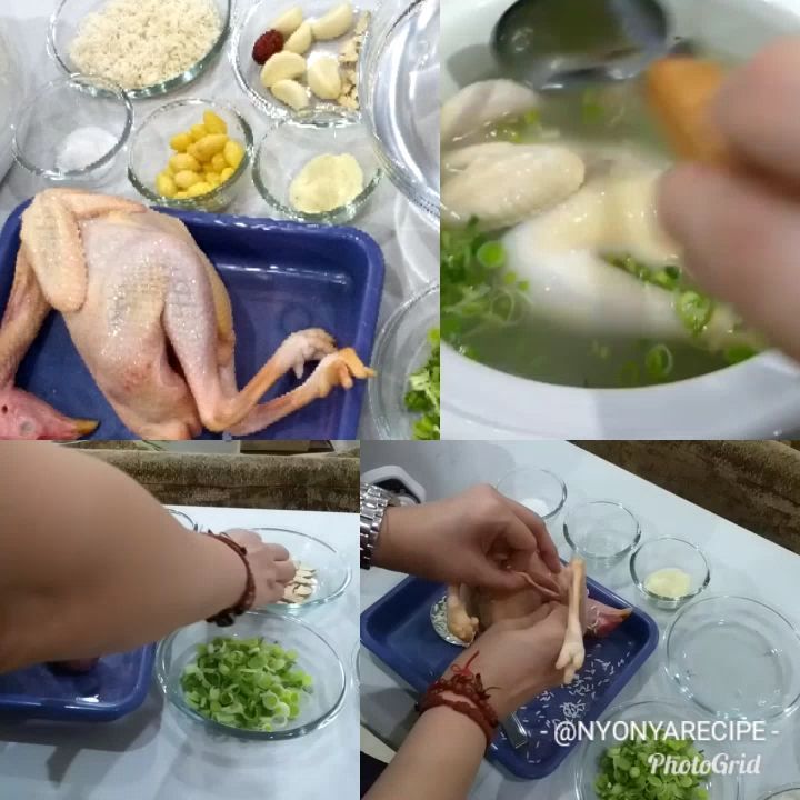Resep Samgyetang Sup Ayam Ginseng Tradisional Korea Bahan Bahan 2 Ekor Ayam Utuh Masing Masing Kira Kira Seberat 680 Gr Korean Food Food Soups And Stews