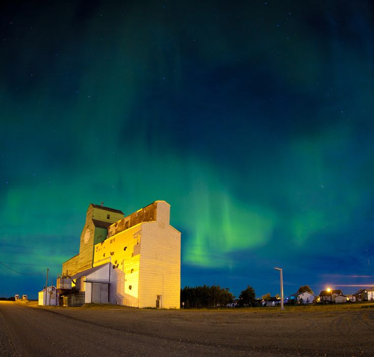 Photo Randy Vanderveen Sexsmith, Alberta The northern lights fill the