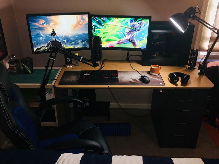 Making The Most Out Of My Little Bedside Corner Laptop Gaming Setup Desk Game Room Laptop Gaming Setup Desk, How To Get Rid Of Old Office Desks Windows 10