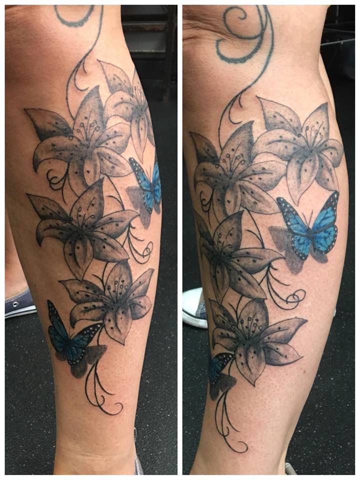 Butterfly Tattoo Leg
