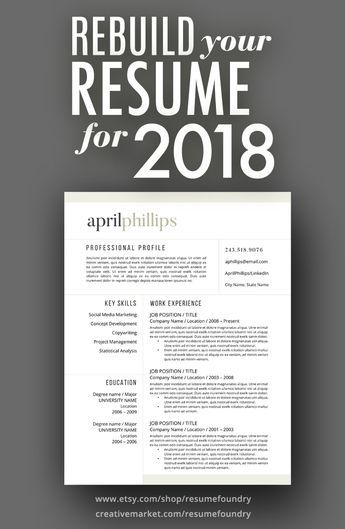 Resumes are one of the most important documents you will ever produce - as they can change the direction of your life. We provide professional resume designs to help you on your path. Visit Resume Foundry on Etsy.