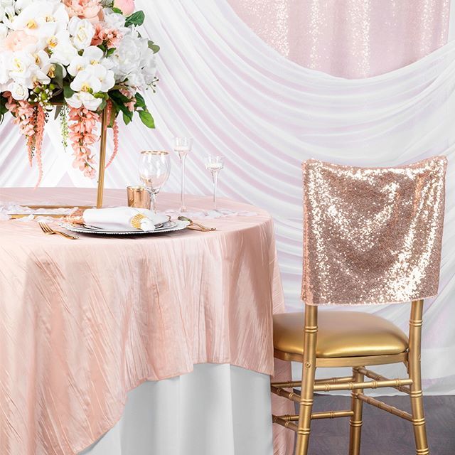 16 Rosette Chiavari Chair Caps Cover Rose Gold Blush In 2020 Wedding Decorations Rose Party Wedding