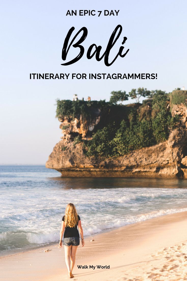 An epic 7 day Bali Itinerary for Instagrammers