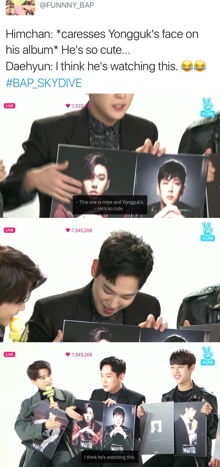 Lol Himchan S Love And Admiration For Yongguk Bap Funny Bap Himchan