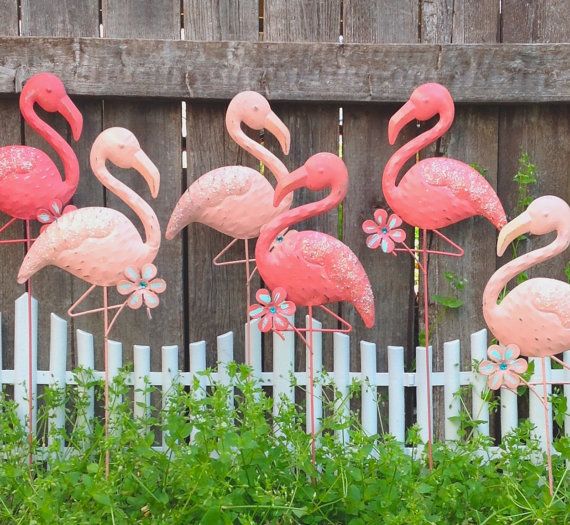 flamingo garden stakes flamingo garden stakes