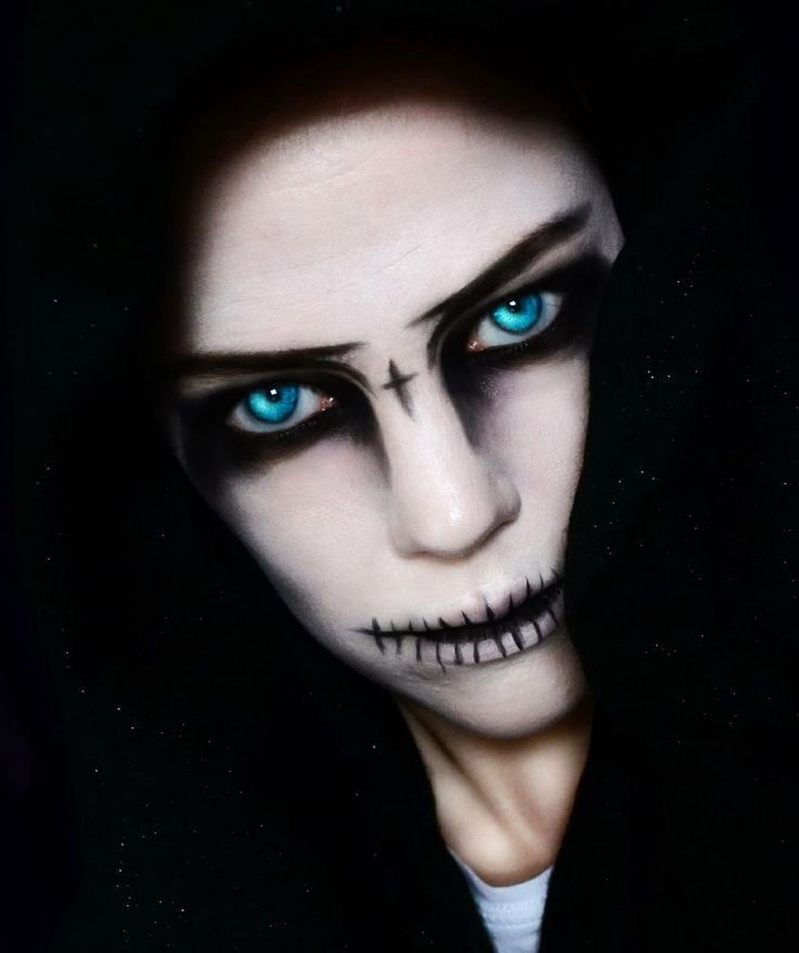 Grim Reaper Face Paint Kids Grim Reaper Face Paint Kids