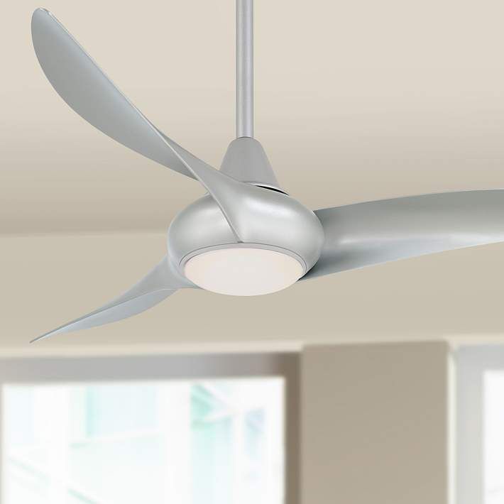 44 Minka Aire Light Wave Silver Led Ceiling Fan 429j0 Lamps Plus 44 Minka Aire Light Wave Silver Led, Lamps Plus Minka Aire Ceiling Fan