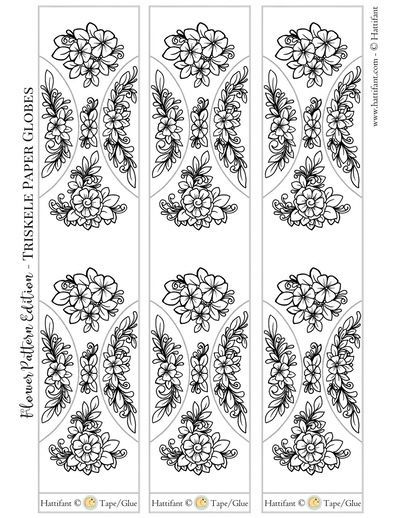 Free Coloring Pages Cleverpedia S Page Library Make Your Own Diy Triskele Paper Globes Free Coloring Book Page Craft And Pattern By Manja Burton Hattifant