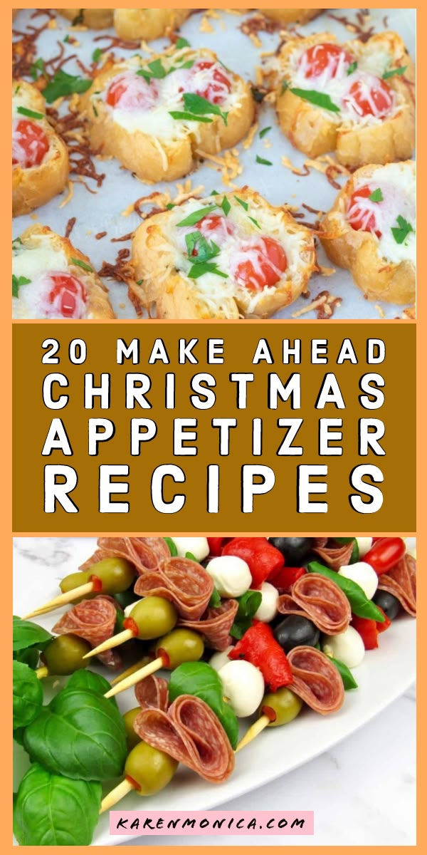 20 make - ahead christmas appetizer recipes