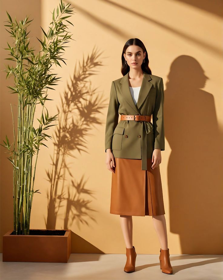 Olive Green Colour Office Outfit 2025 In 2025 Western Dresses Office D422a0ae2fc57a0252a4e86ad249153d