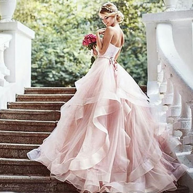 Rosa Hochzeitskleid Mehr #hochzeitskleid | Pink wedding dresses