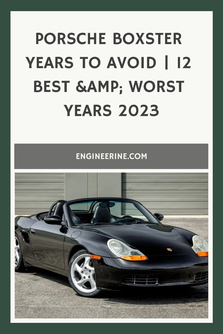 Porsche Boxster Years to Avoid: Buyer Beware Guide