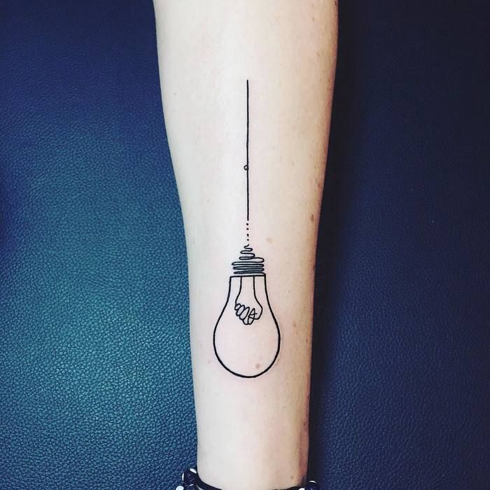 50 Most Creative Light Bulb Tattoo Designs and Ideas Page 2 of 5