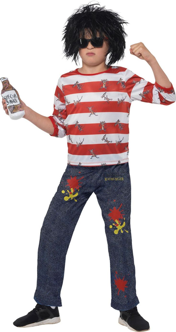 Deluxe David Walliams Kids Fancy Dress World Book Day Week Childrens Costumes Deluxe David Walliams Kids Fancy Dress World Book Day Week Childrens Costumes