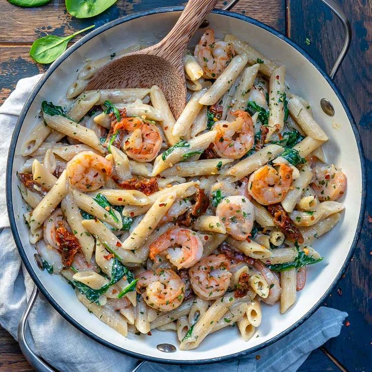 Creamy Shrimp Pasta | Recipe | Pasta dishes, Healthy recipes, Pasta ...