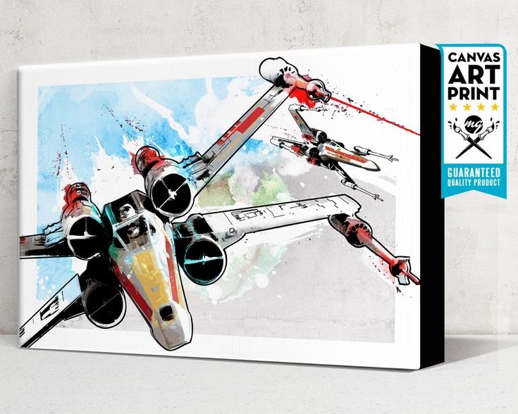 WING MILLENNIUM FALCON /& X X Wing Poster Star Wars Poster Millennium Falcon Poster Printable Art Watercolor Art Digital Print