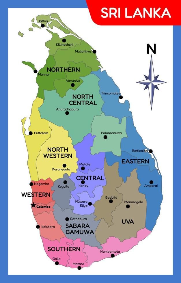 Country Map Of Sri Lanka In 2024 Country Maps Map Sri Lanka D45e257a469e8697991d5dcda5b54d69