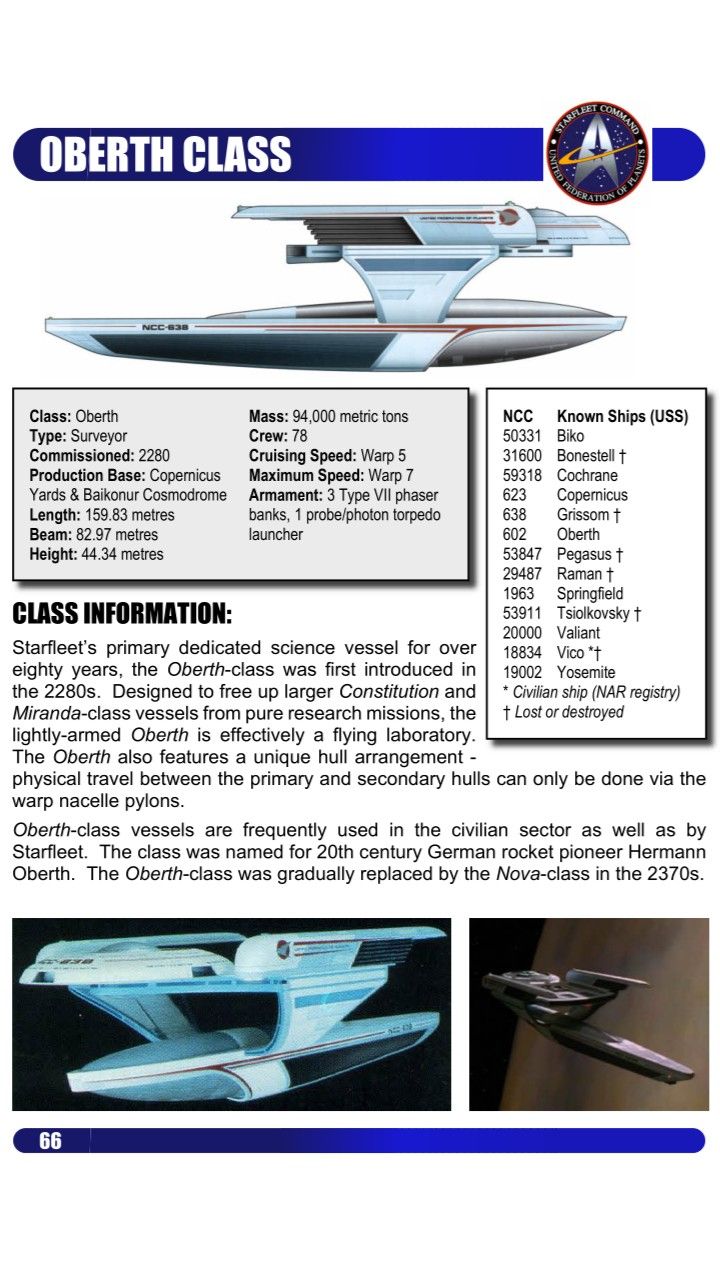 oberth class star trek ships pinterest star trek ships star