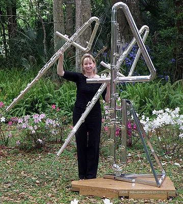 Paige Dashner Long, with contrabass flute, sub contrabass ...
Double Contrabass Flute Case