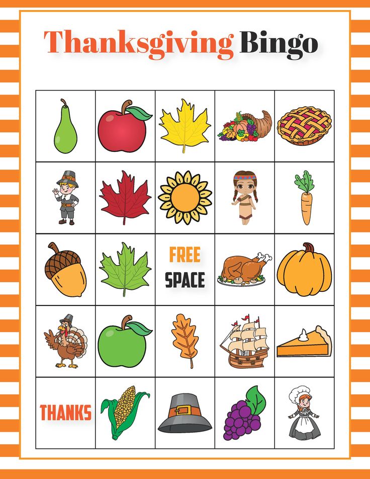 875 best Thanksgiving images on Pinterest | Behavior goals, High school - Thanksgiving Bingo Printable Mes English