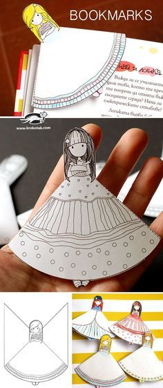 printable bookmarks girl with dress to color dresses these are