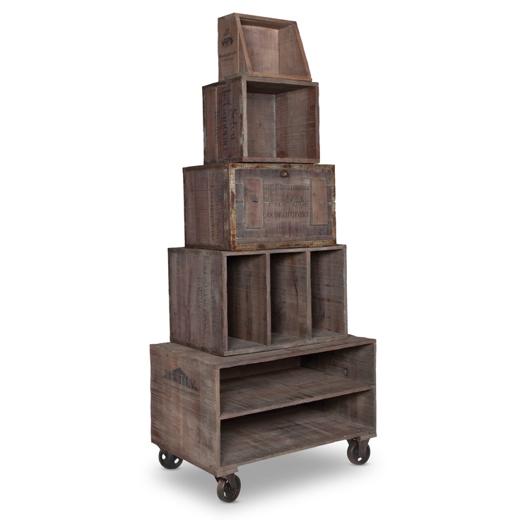 Funky Rustic Shelving Artifacts Wine Crate Display Funky Rustic Shelving Artifacts Wine Crate Display