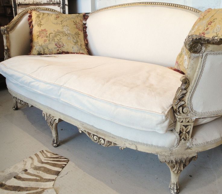 1037 Best Take A Seat Images On Pinterest Chairs French Antique French Canape Day Bed Newly Reupholstered Www Pure Provenance