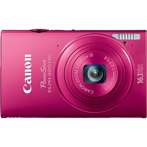Canon PowerShot ELPH 320 HS Red Digital Camera