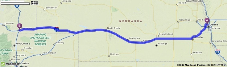 Driving Directions from 7438 N 55th Plz, Omaha, Nebraska 68152 to Driving Directions from 7438 N 55th Plz, Omaha, Nebraska 68152 to