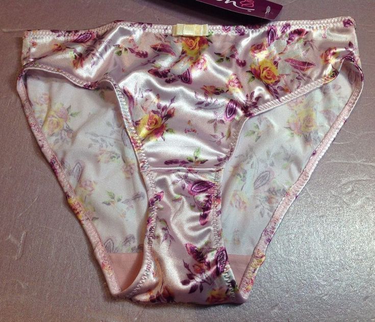 Women Panties,Bikinis"Ilusion"Size S Pink Floral Satin Soft Silky W/Decoration Women Panties,Bikinis"Ilusion"Size S Pink Floral Satin Soft Silky W/Decoration